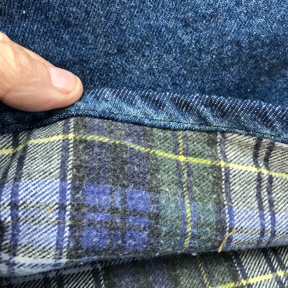 Carhartt Mens Work Jeans Size 46x30 Relaxed Fit Blue Denim B21DST Straight Leg - Picture 12 of 15